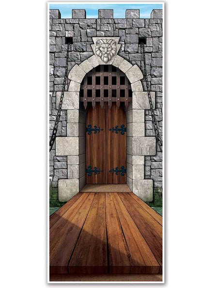 Castle Door Cover Medieval Decoration - Main Image