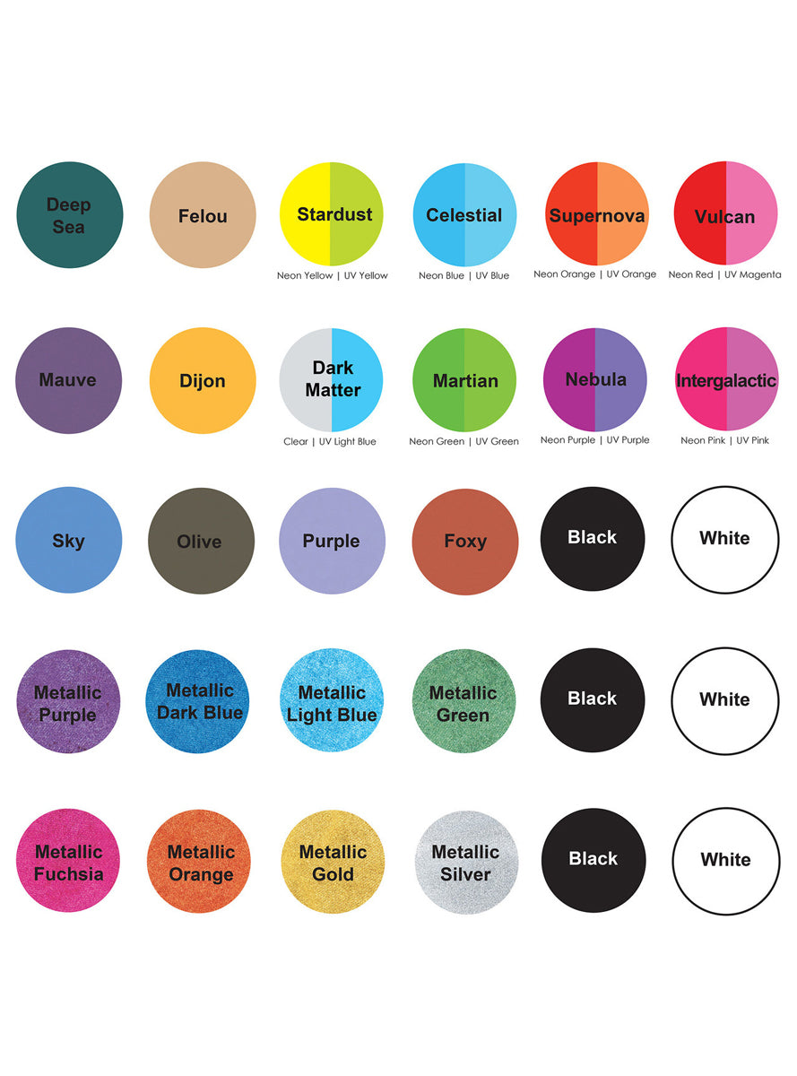 Mehron Paradise Makeup AQ 30 Colour Makeup Palette - Colours Image