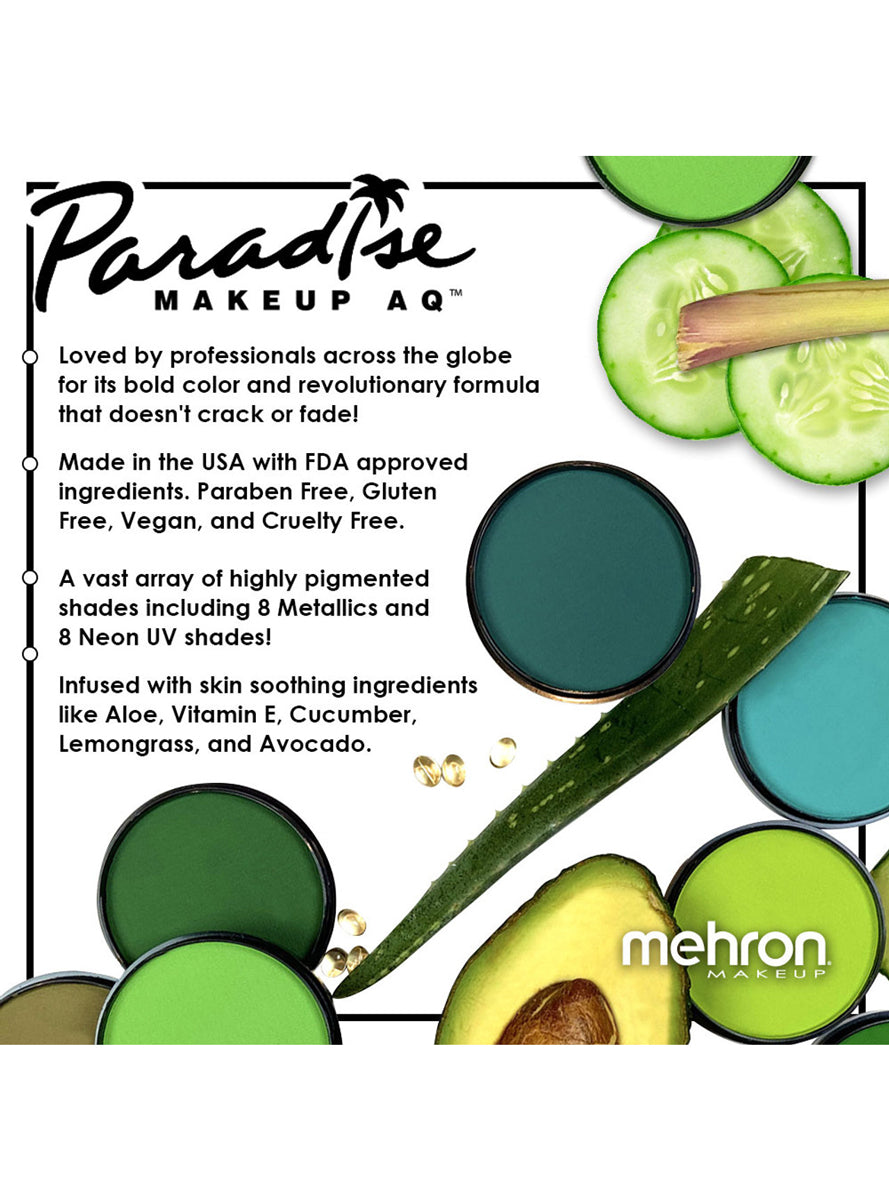 Mehron Paradise Makeup AQ 30 Colour Makeup Palette - Details Image