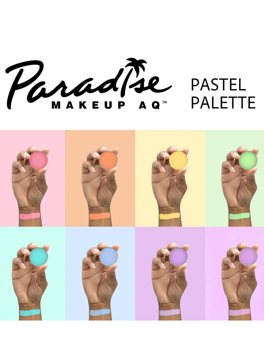 Mehron Paradise Makeup AQ 8 Colour Pastel Pro Palette - Alternative Image