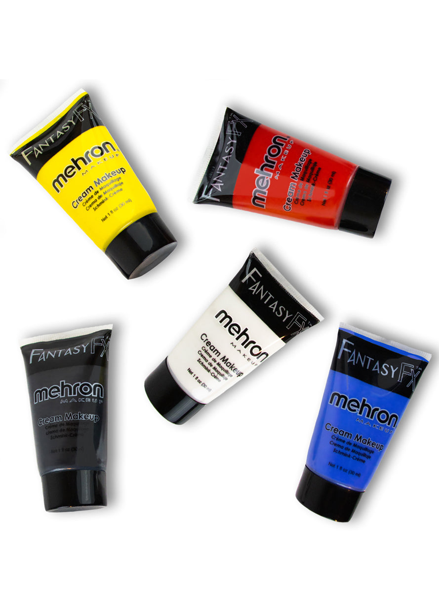 Mehron Fantasy FX 5 Pack Essential Colours Cream Makeup - Alternative Image 2