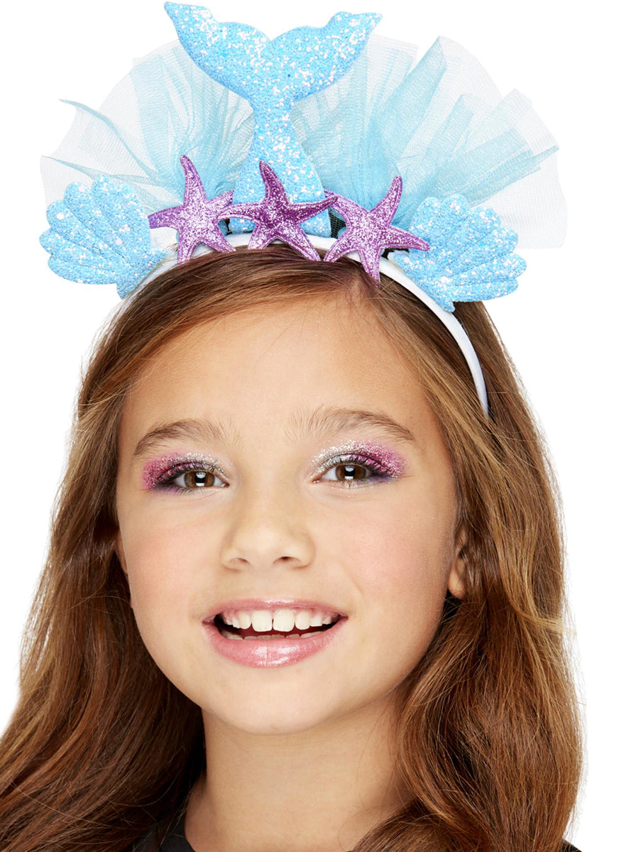 Mermaid Costume Headband for Girls - Main Image