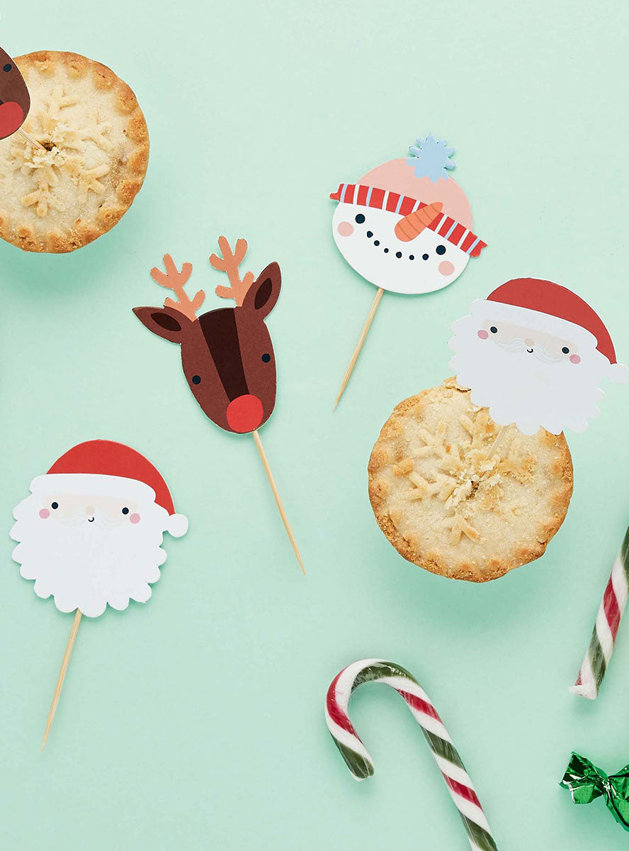 Festive Friends Assorted Christmas Food Picks - Lifestyle Image 2