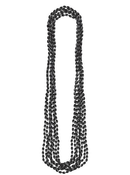 Black Metallic 8 Pack Beaded Necklaces