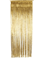 Gold Curtain Party Backdrop - Main Image