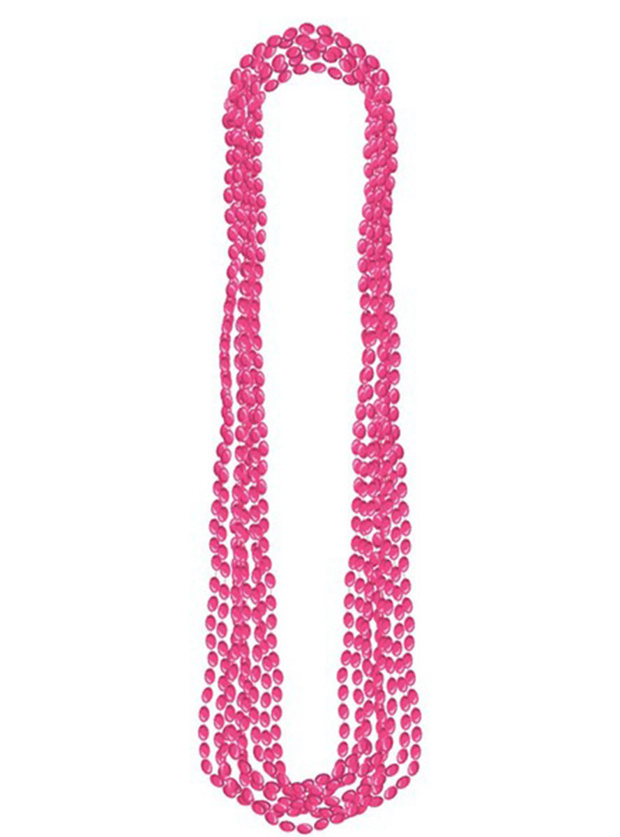 Pink Metallic 8 Pack Beaded Necklaces