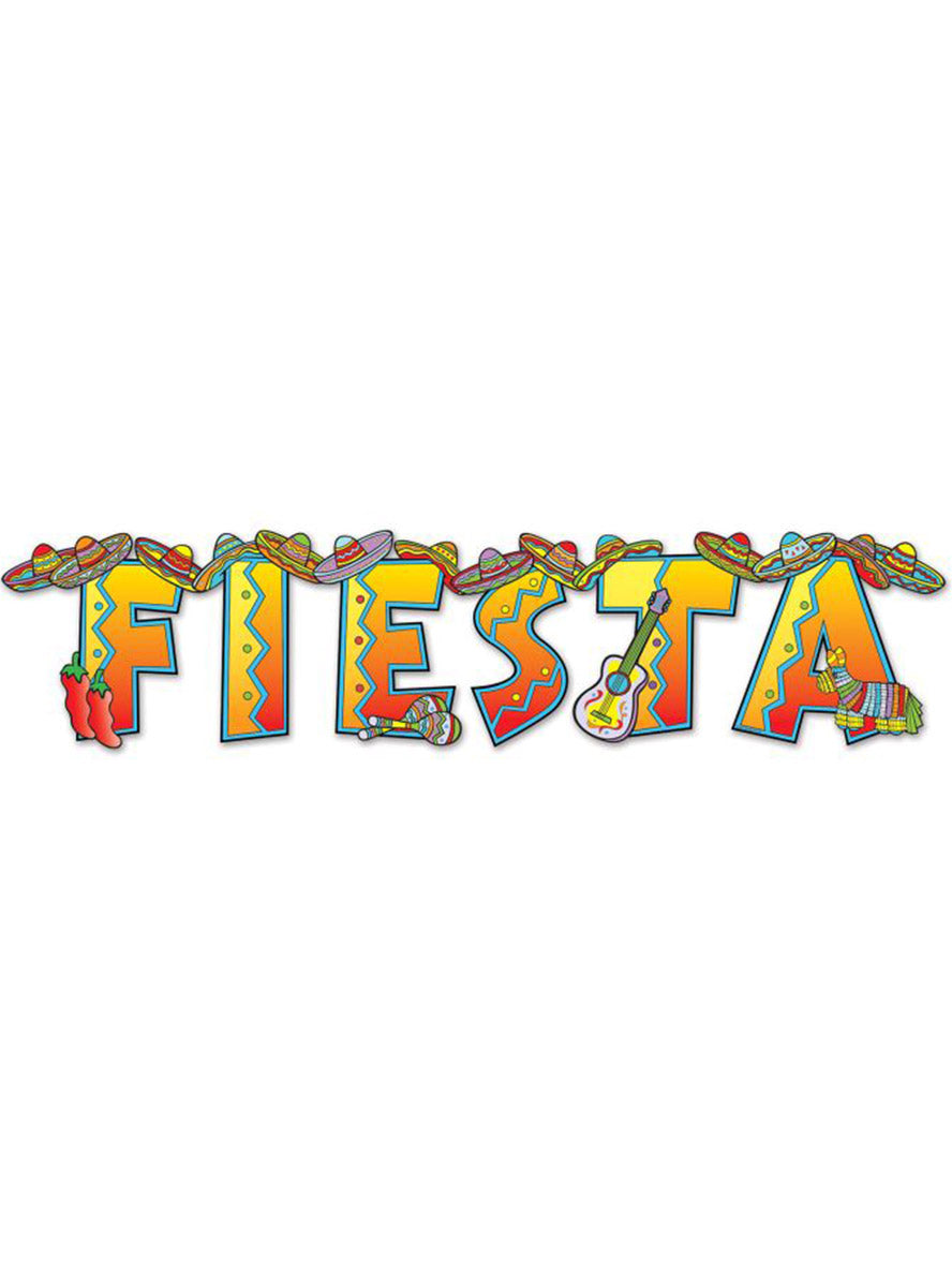 Mexican Fiesta Banner Decoration - Main Image