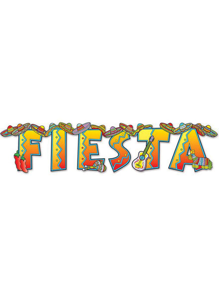 Mexican Fiesta Banner Decoration - Main Image
