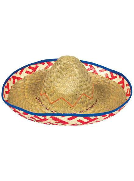 Mexican Straw Sombrero Hat