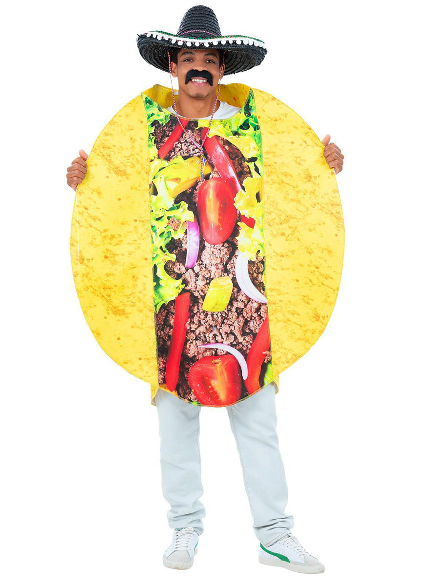 Mens taco novelty mexico costume - Alternative image