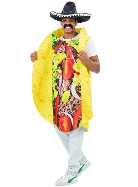 Mens taco novelty mexico costume - Main image