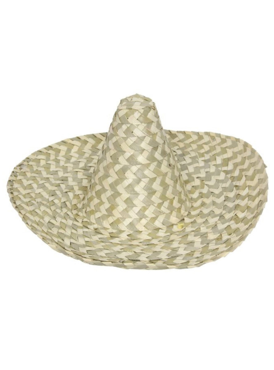 Mexican Straw Sombrero Costume Hat - Main Image