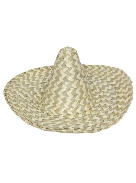 Mexican Straw Sombrero Costume Hat - Main Image