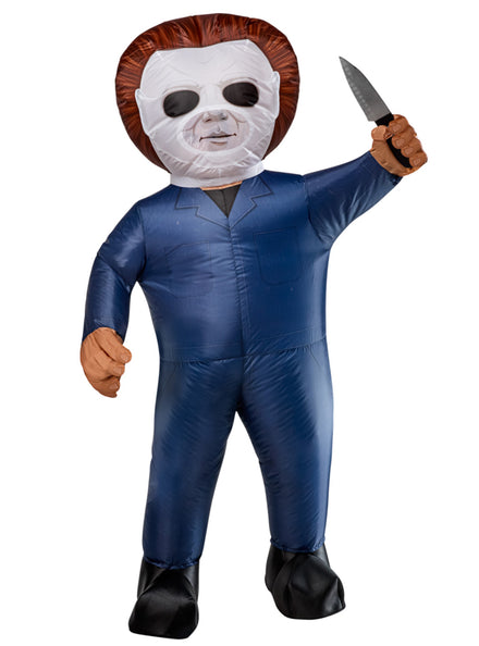 Mens Inflatable Michael Myers Halloween Costume - Main Image