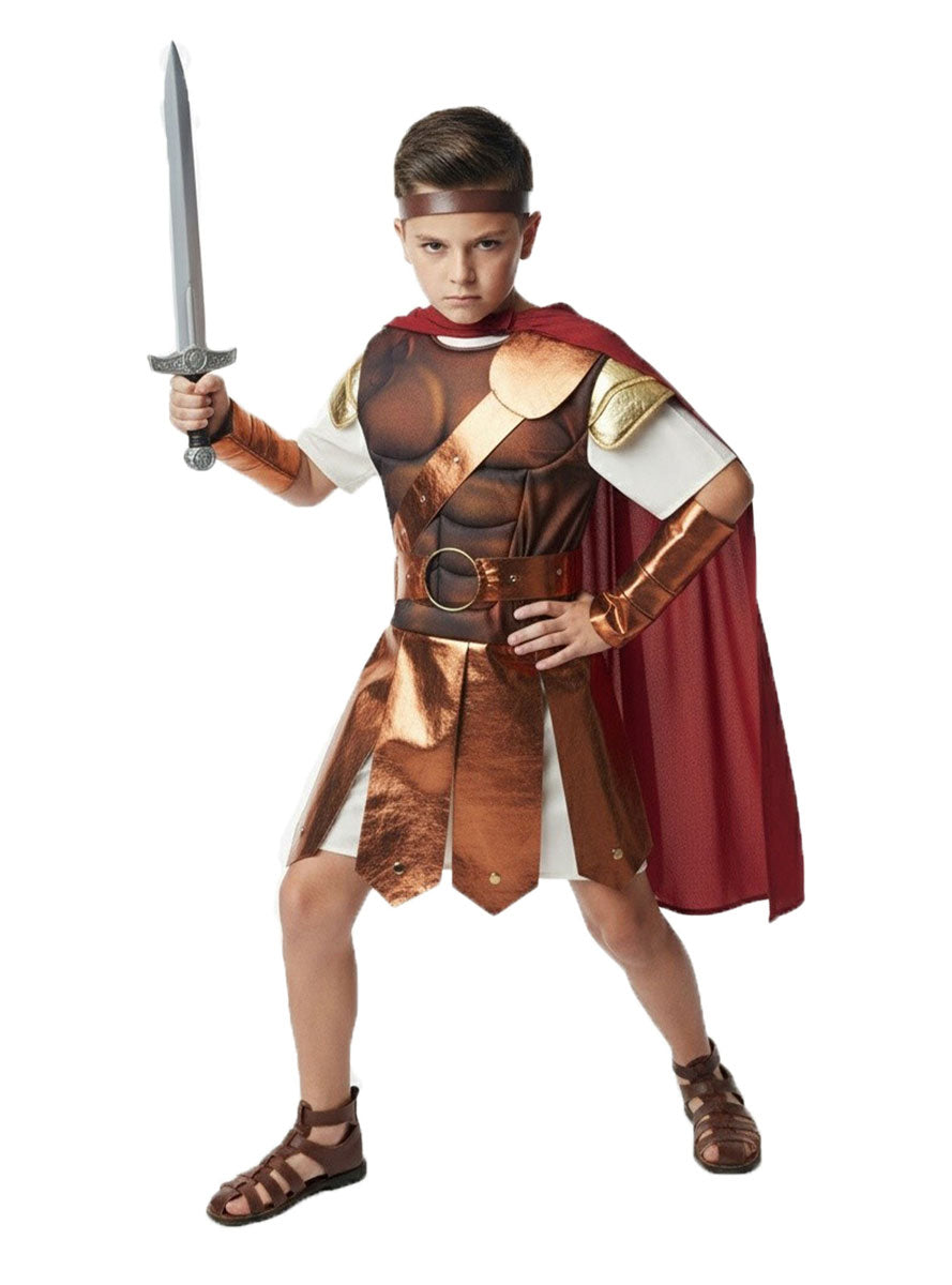 Teen Boys Ancient Times Mighty Roman Gladiator Costume