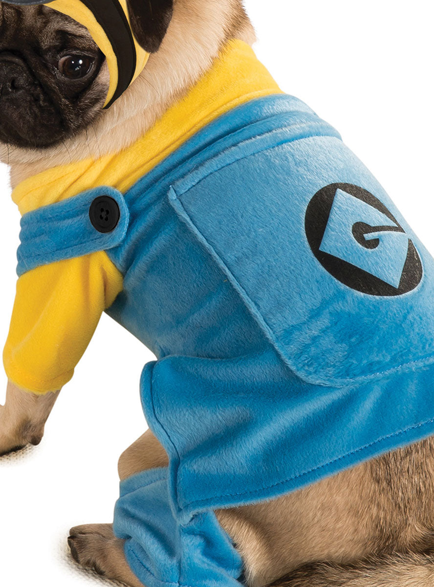 Minion Pet Dog Costume - Close Image 2