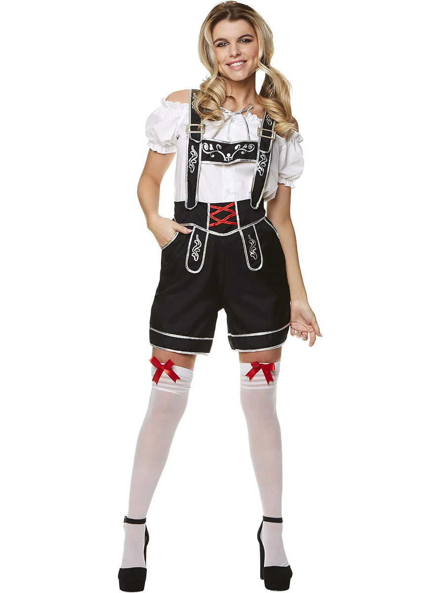 Womens Plus Size Oktoberfest Costume Lederhosen For Women