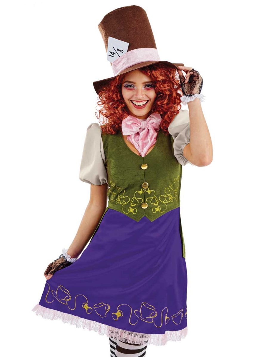 Plus Size Mad Hatter Womens Costume - Close Image