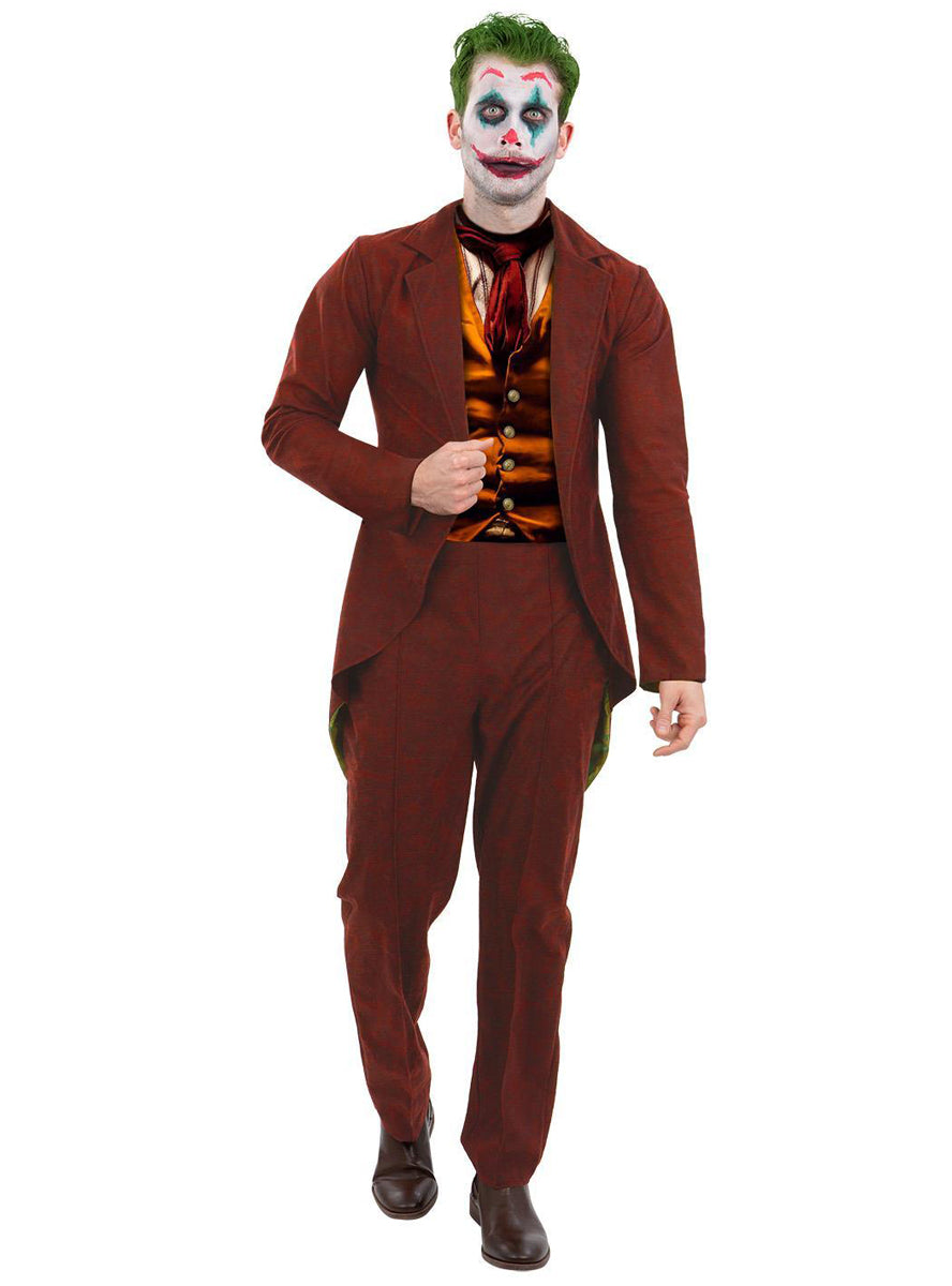 Mens joker trickster costume - main image