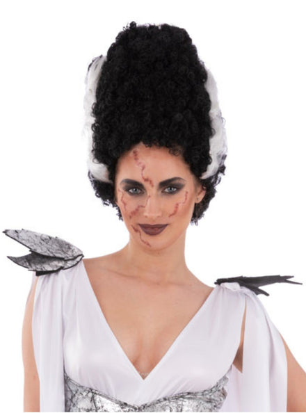 Frankenstein Bride Womens Halloween Costume Wig - Main Image