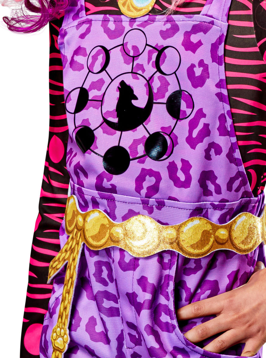 Girls Deluxe Clawdeen Wolf Monster High Costume - Close Image