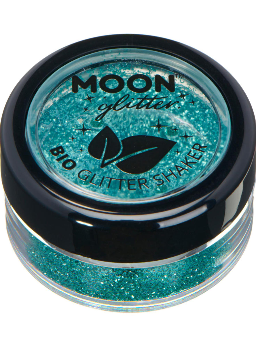 Fine Bio Moon Glitter Turquoise Shaker Pot - Main Image