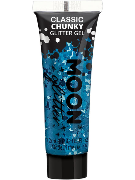 Chunky Classic Blue Moon Glitter Gel - Main Image