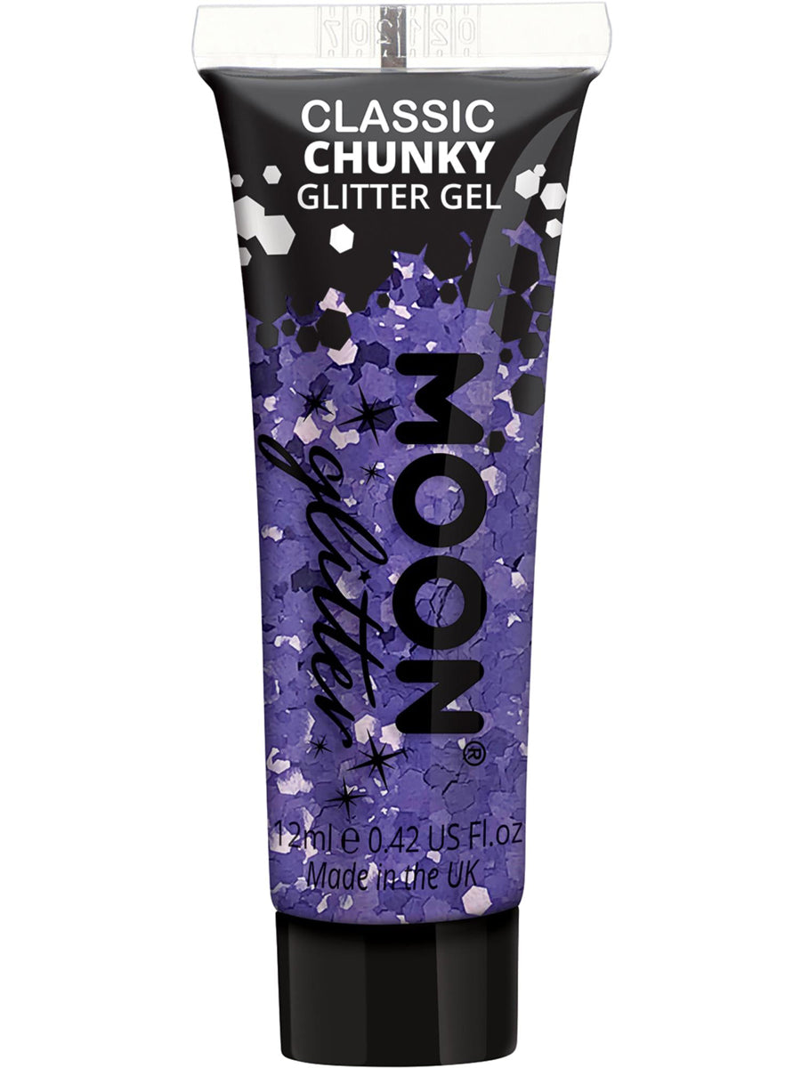 Chunky Classic Purple Moon Glitter Gel - Main Image