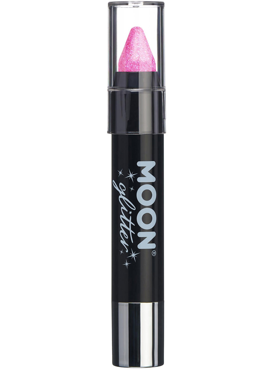 Iridescent Pink Moon Glitter Crayon - Main Image