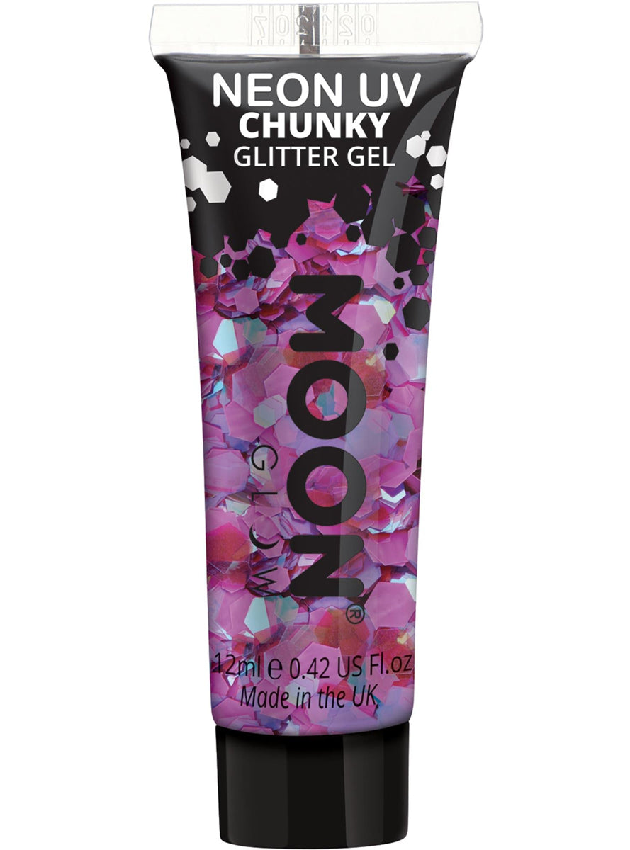 Chunky Purple UV Moon Creations Glitter Gel - Main Image