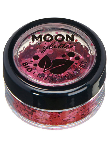 Moon Glitter Dark Rose Chunky Bio Glitter