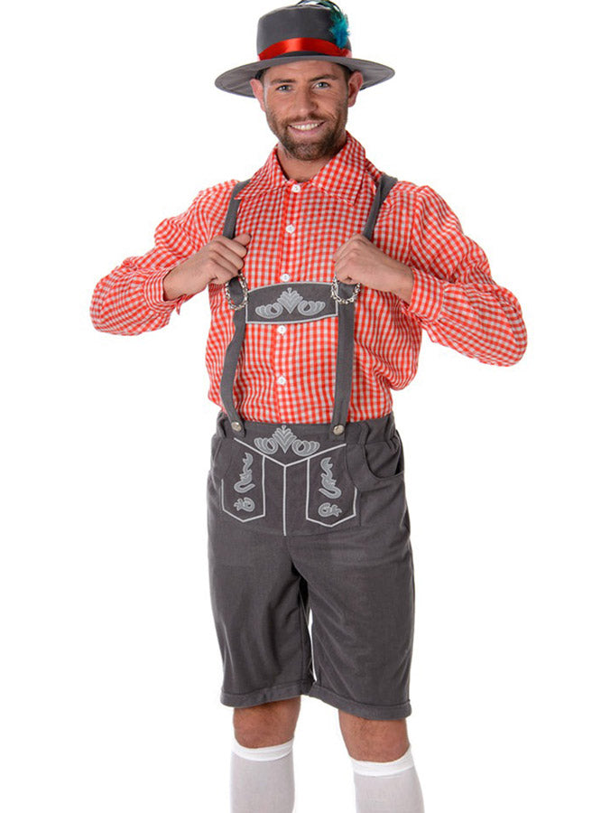 close image of German Mountain Guide Mens Oktoberfest Costume