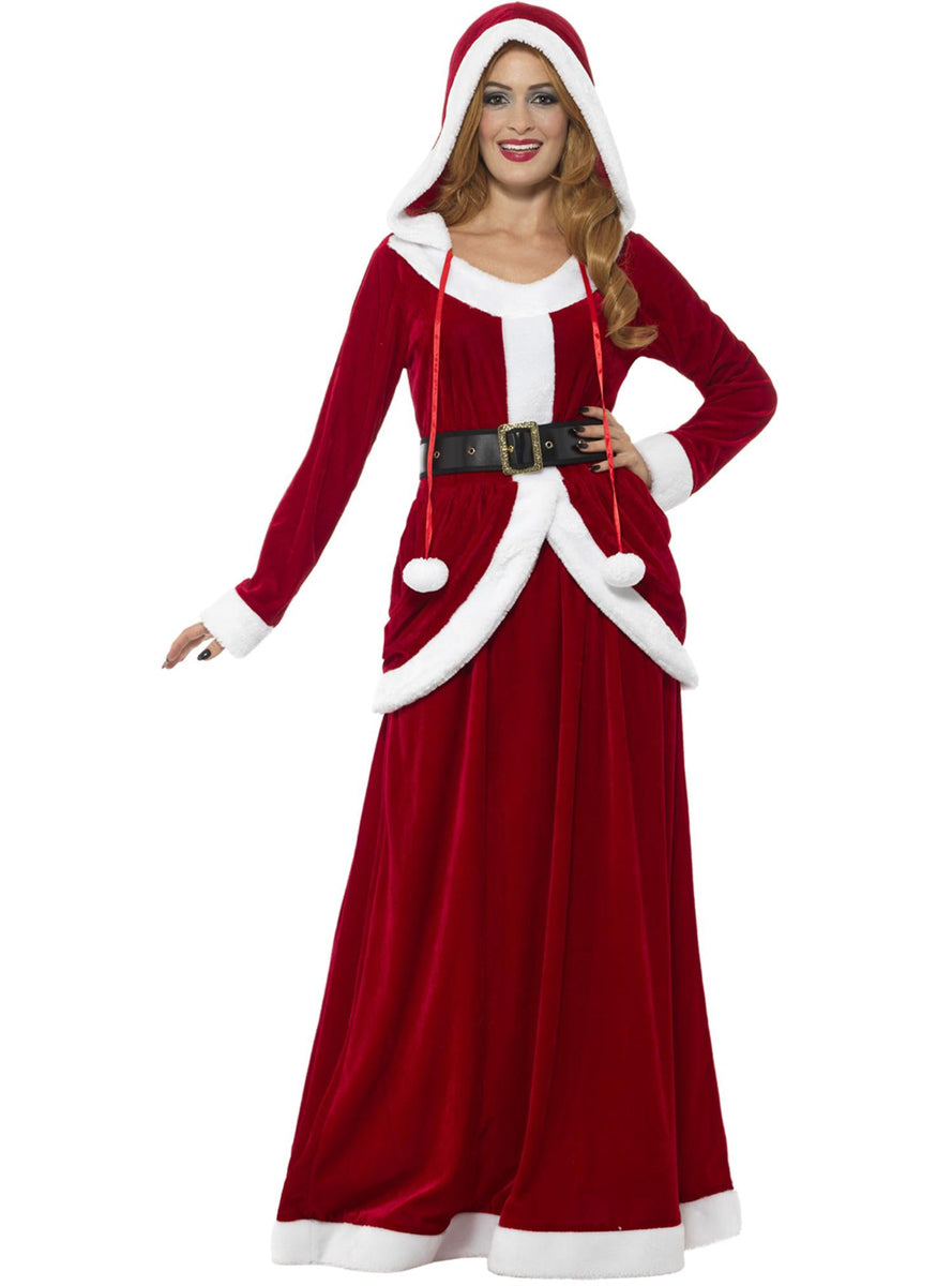 Deluxe Plus Size Mrs Claus Womens Costume - Alternate Image 2