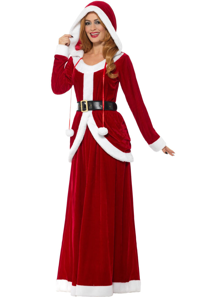 Deluxe Plus Size Mrs Claus Womens Costume - Main Image