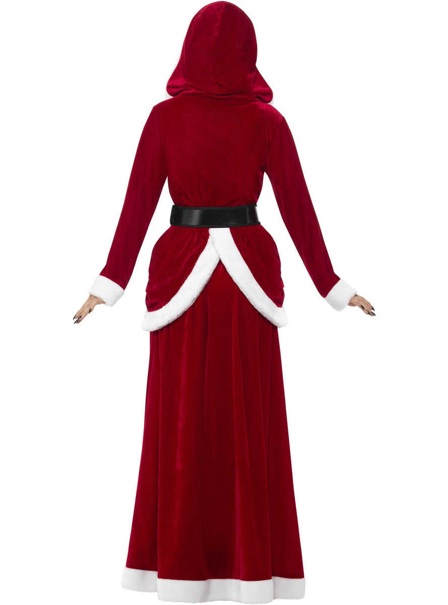 Womens xmas santa costume dress - Back image