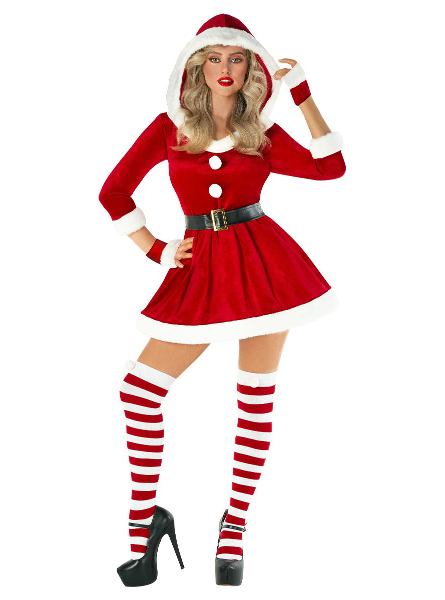 Womens Sexy Mrs Claus Christmas Costume Alternative Image 1