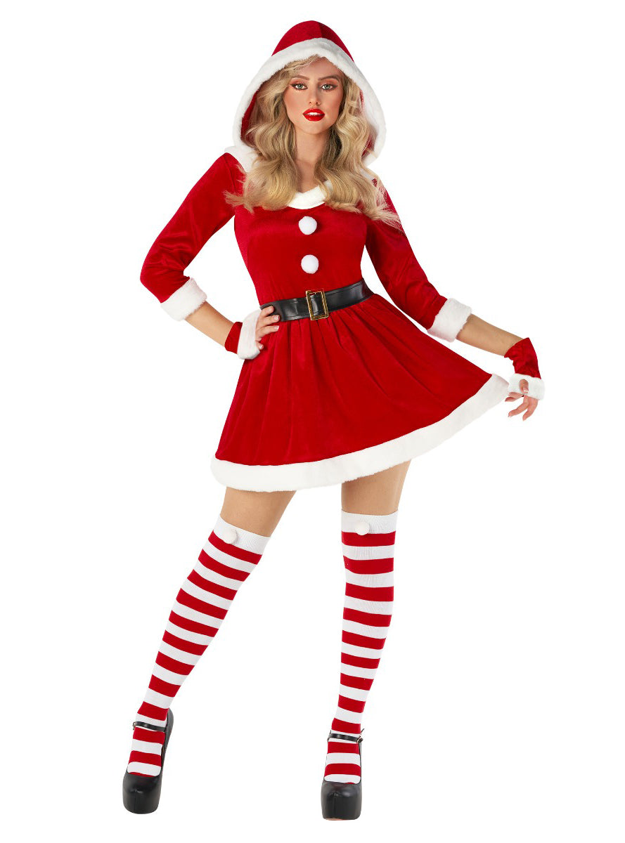 Womens Sexy Mrs Claus Christmas Costume Alternative Image 2