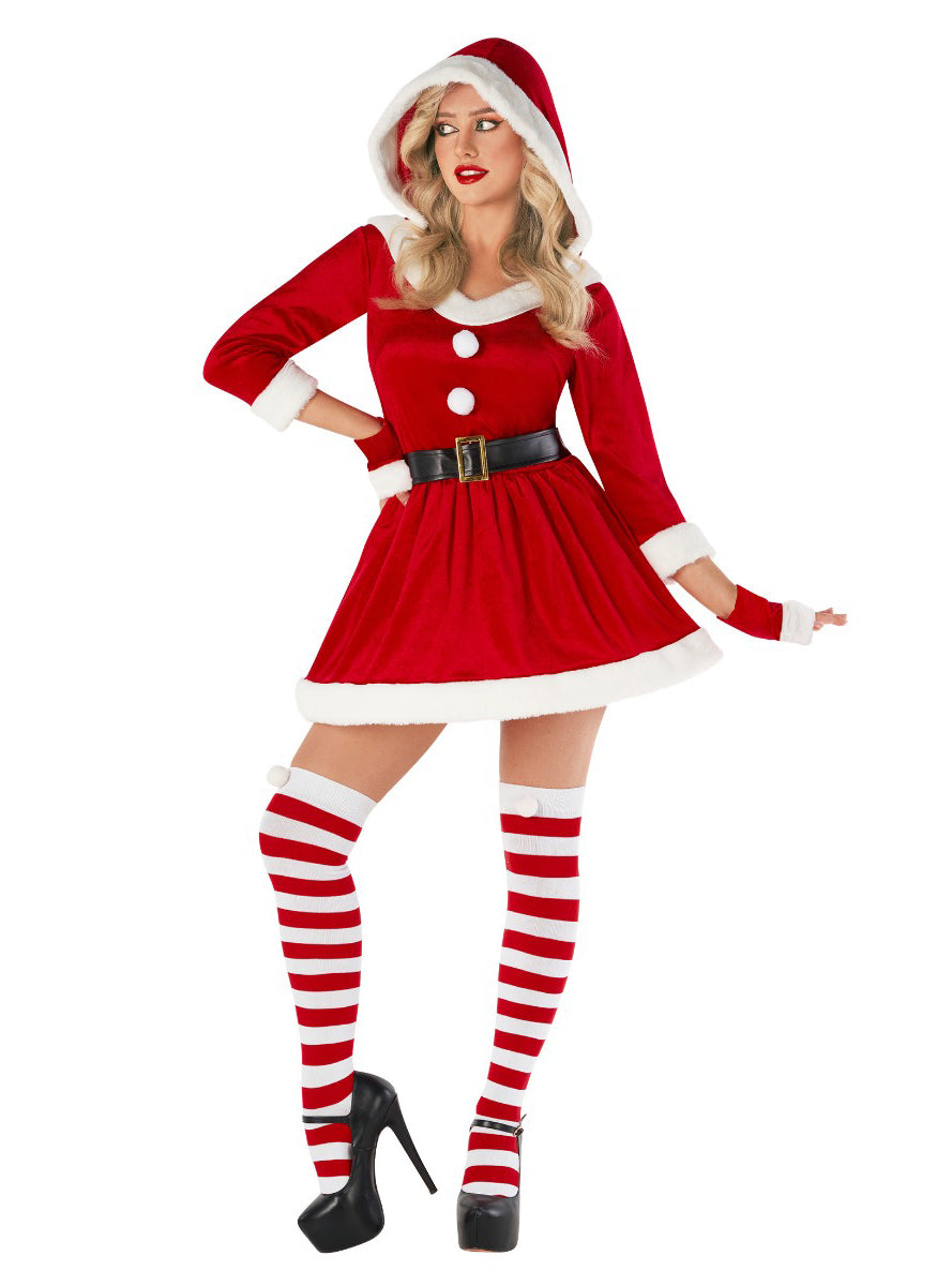 Womens Sexy Mrs Claus Christmas Costume Alternative Image 4
