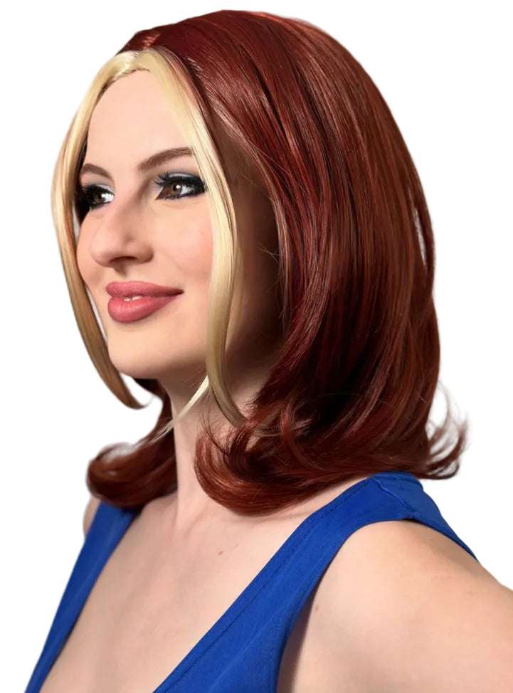 Music Diva Womens Ginger 90s Popstar Costume Wig - Alternative Image 2