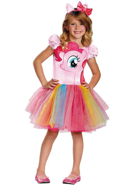 Prestige Girls Pinkie Pie My Little Pony Costume - Main Image