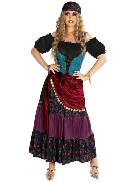 Womens Gypsy Mystic Fortune Teller Costume