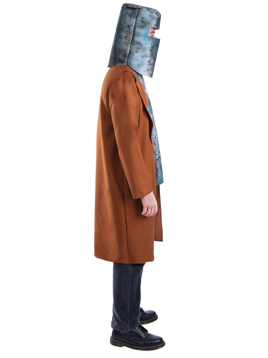 Ned Kelly Mens Australian Outlaw Costume - Side Image