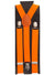 Image of Neon Orange Classic Adjustable Costume Suspenders