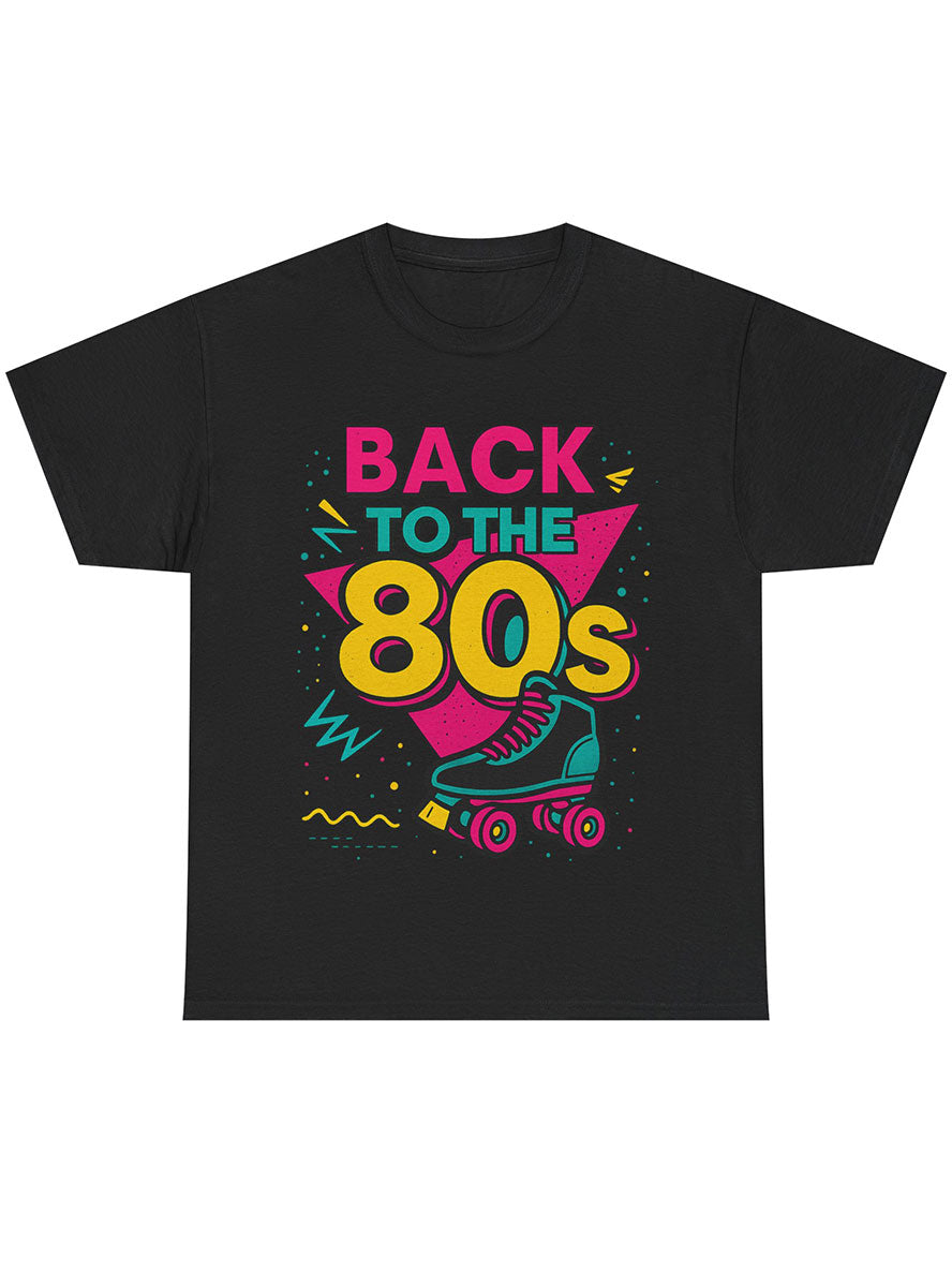 Rollin Back To The 80s Adults Black Costume Shirt