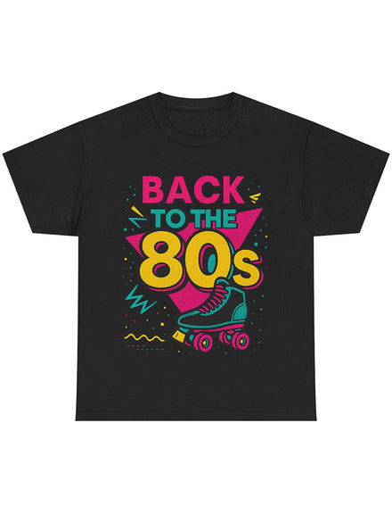 Rollin Back To The 80s Adults Black Costume Shirt
