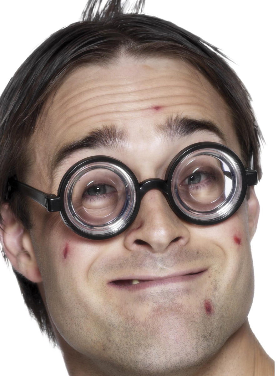 Nerdy Thick Lens Glasses - Main Image