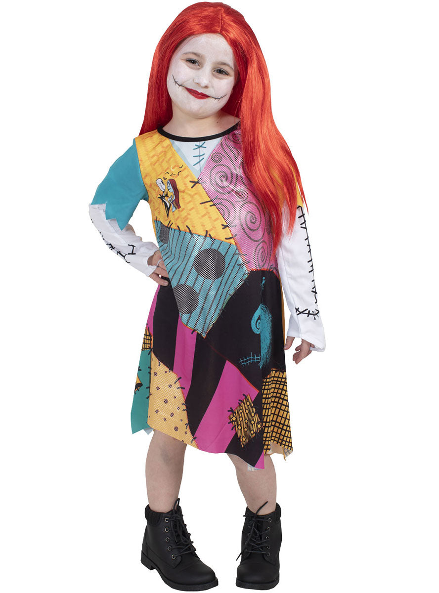 Image of Sally Finkelstein Girls Halloween Costume - Alternate Image