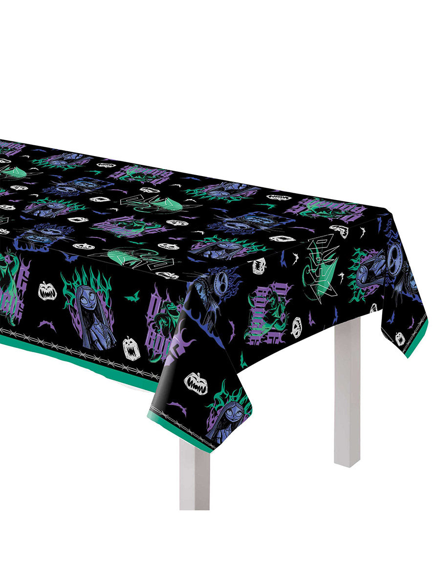 Halloween Nightmare Before Christmas Table Cloth - Main Image