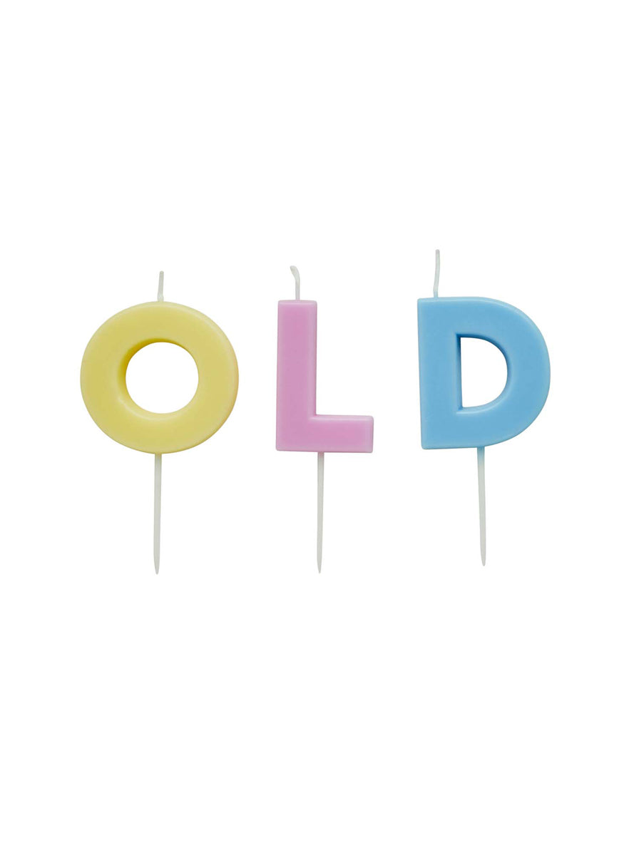 Novelty Rainbow Birthday Candles - Alternative Image