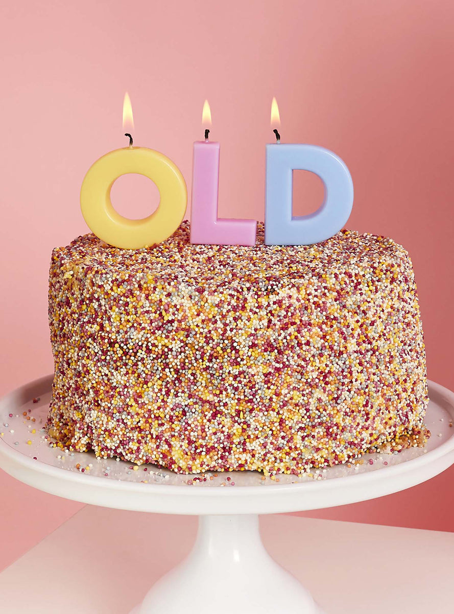 Novelty Rainbow Birthday Candles - Main Image